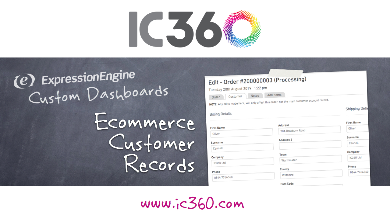 Ecommerce customer records