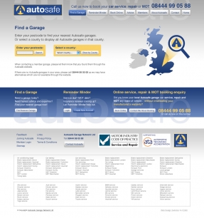 Autosafe Find a Garage