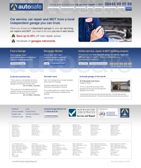 Autosafe Homepage
