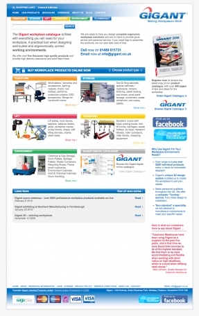 Gigant homepage