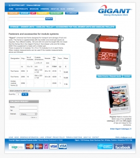 Gigant product page