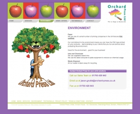 Orchard Press environment page