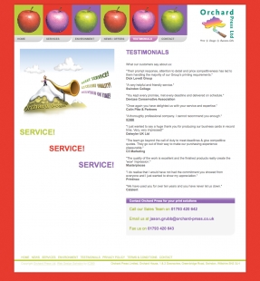 Orchard Press testimonials