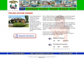 Poplars Daycare Nursery Homepage