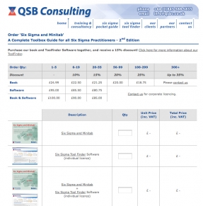 QSB Consulting Ordering Page