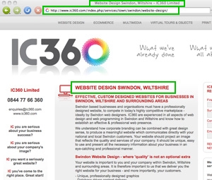 Simple SEO - Get your target key phrases into the page titles and web address URL