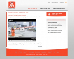 New electric gates website energises BFT Automation