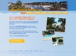 Custom design for Majorca Holiday villa rental brochure website