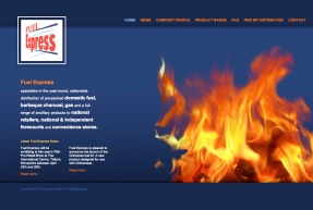 Designing a red hot website for Fuel Express