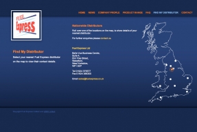 Designing a red hot website for Fuel Express