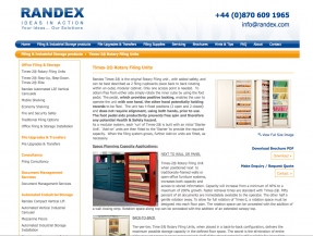 Designing an organised website for Randex that wont collect dust on the shelf
