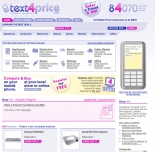 Text4price - website design excellence without comparison