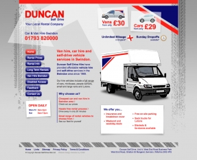 Website redesigned and rebuilt from the ground up for Duncan Self Drive