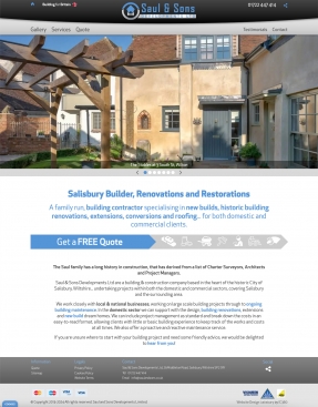 Saul And Sons homepage