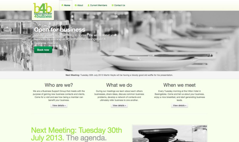 Website integration visual