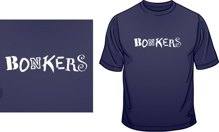 Bonkers t-shirt design
